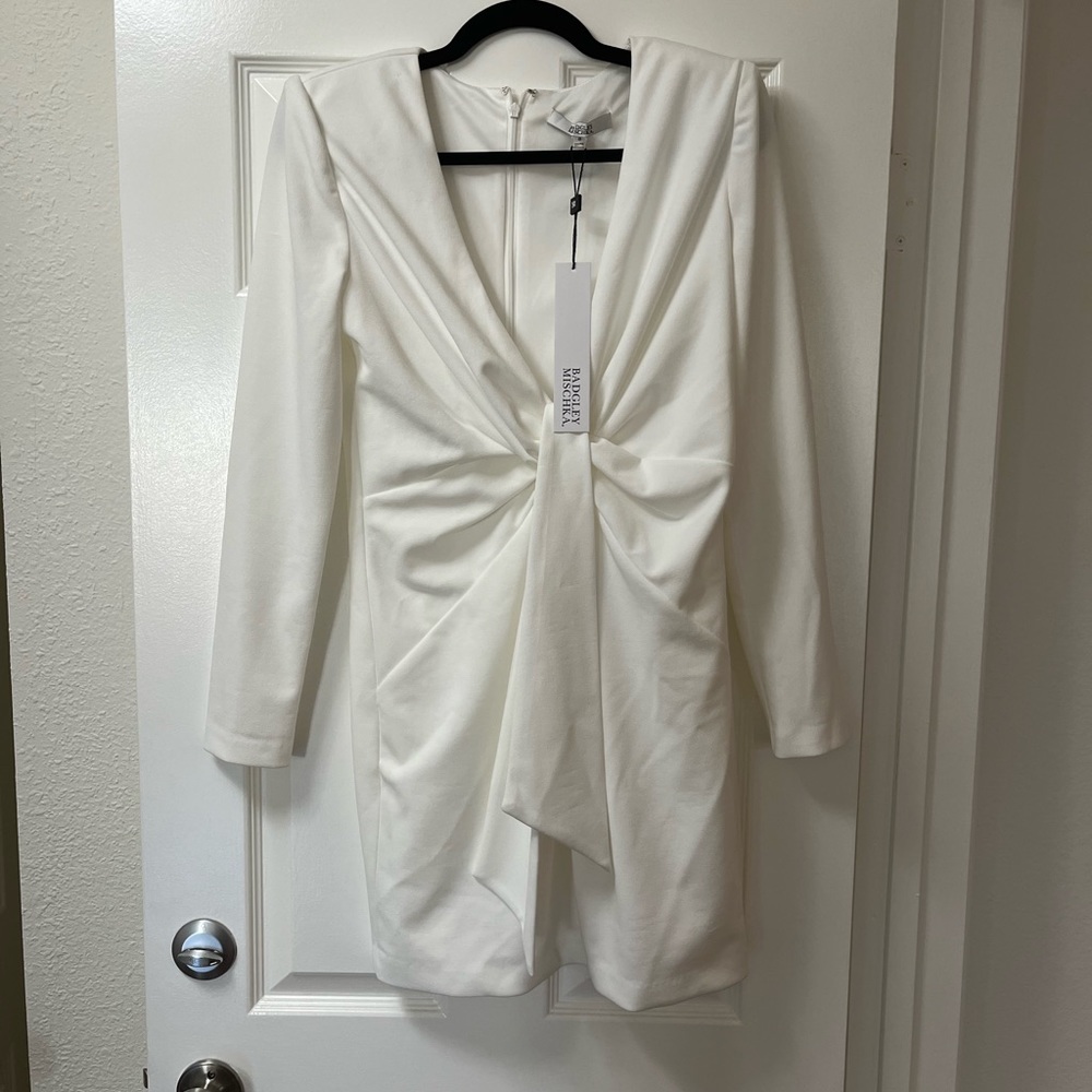 NWT Badgley Mishka White Dress